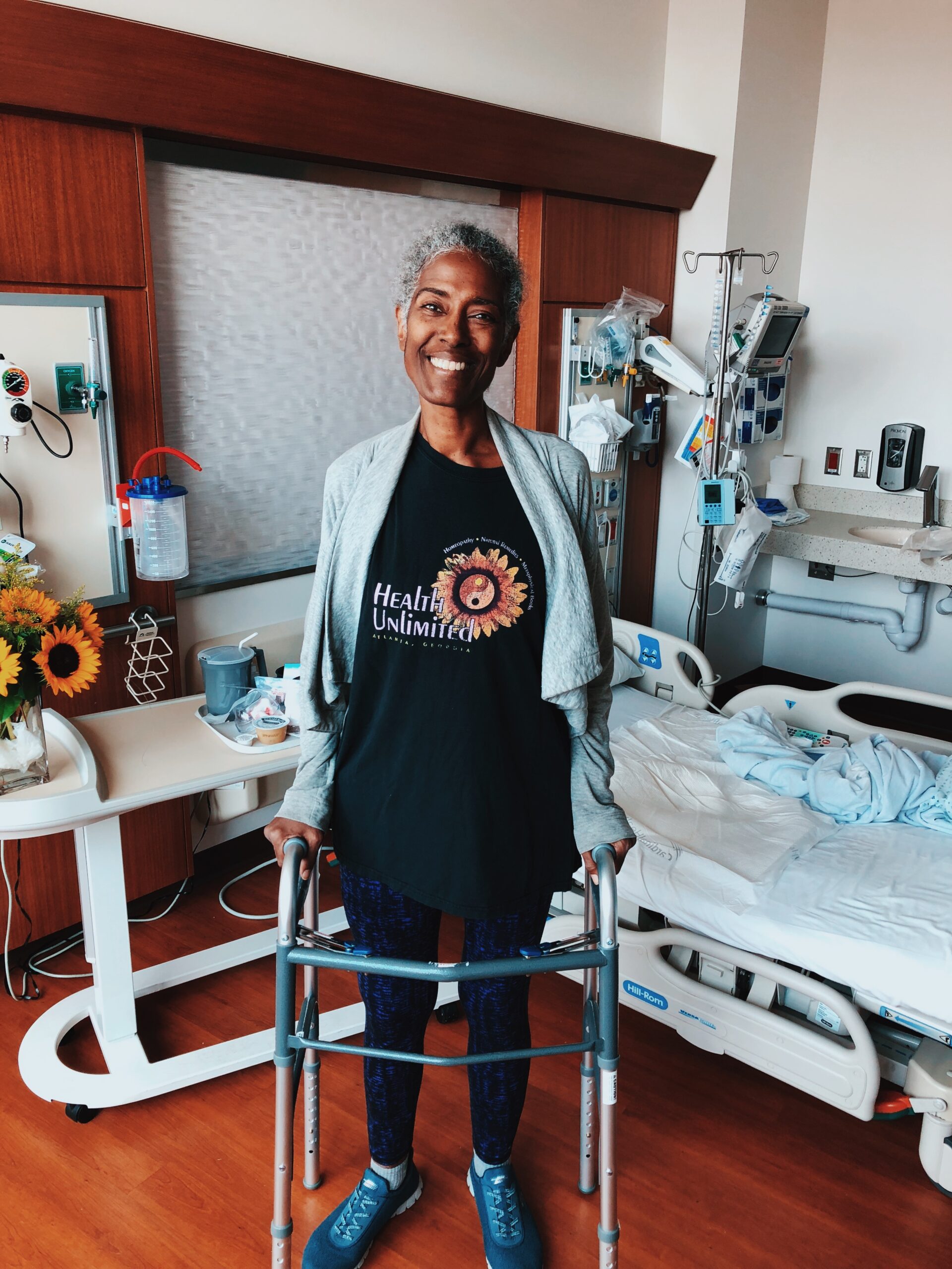 June's mother in hospital